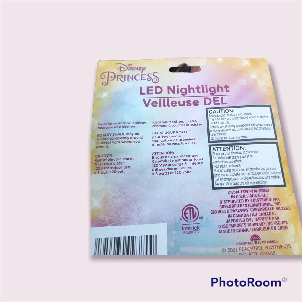Disney princess Led night light - Picture 2 of 2